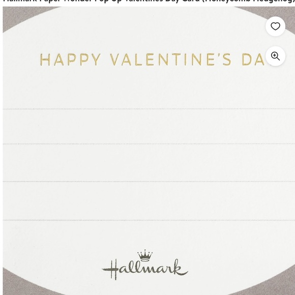 3 FOR $10 NIP Hallmark Valentine’s Day Paper Wonder Card. - Picture 4 of 7